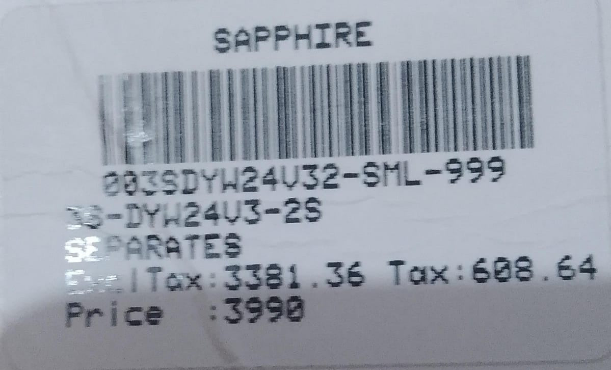 Saphire Solid Cambric Stitched Shirt