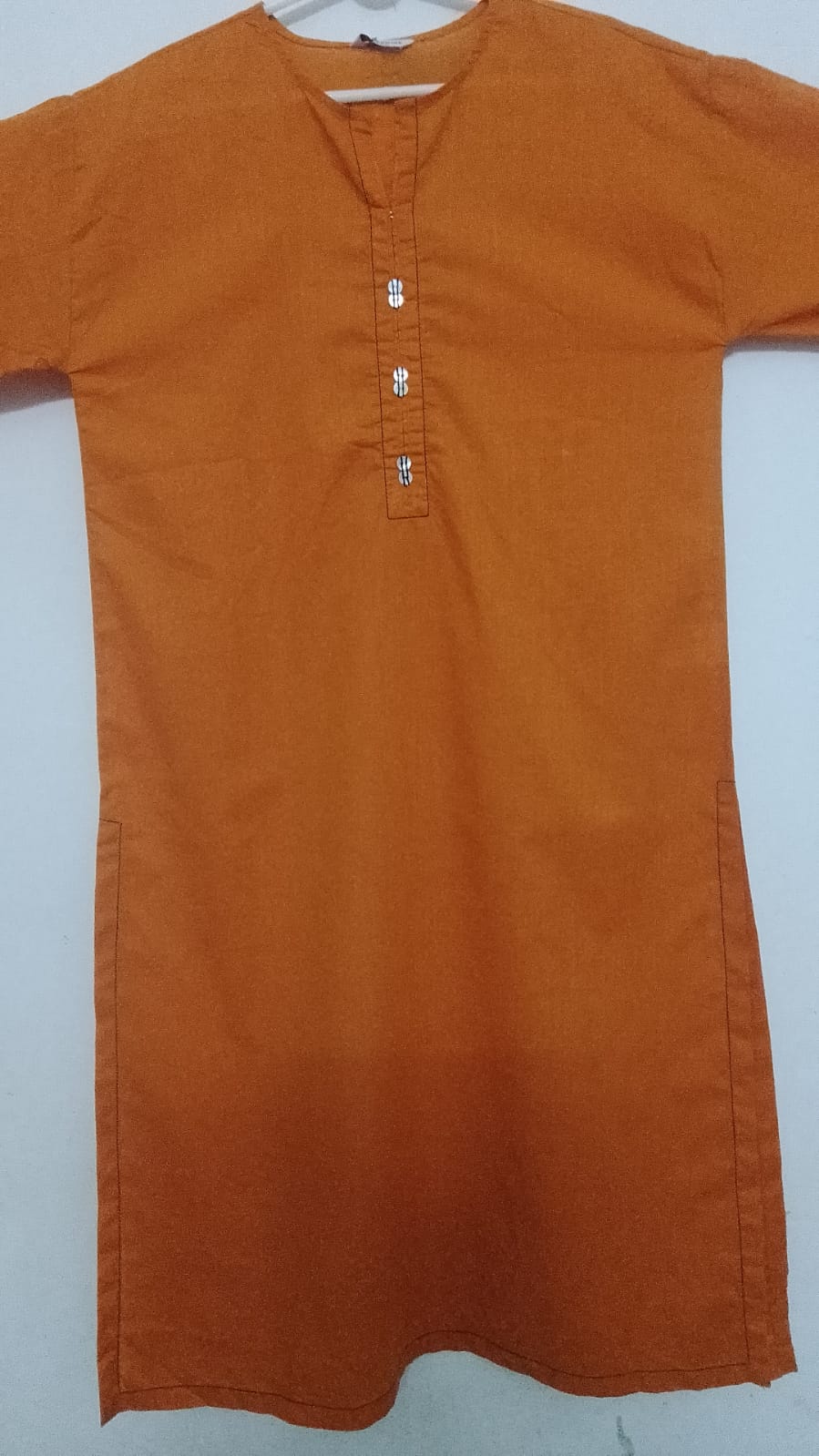 Saphire Solid Cambric Stitched Shirt